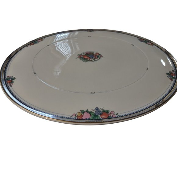 Christopher Stuart Y1008 Fruit Basket pattern Bone China Platter Cake Plate - Picture 4 of 14